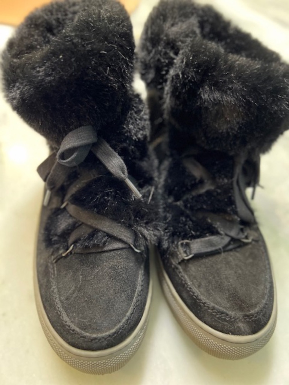 Cougar Waterproof Dasha Suade & Faux Fur Ankle Boots